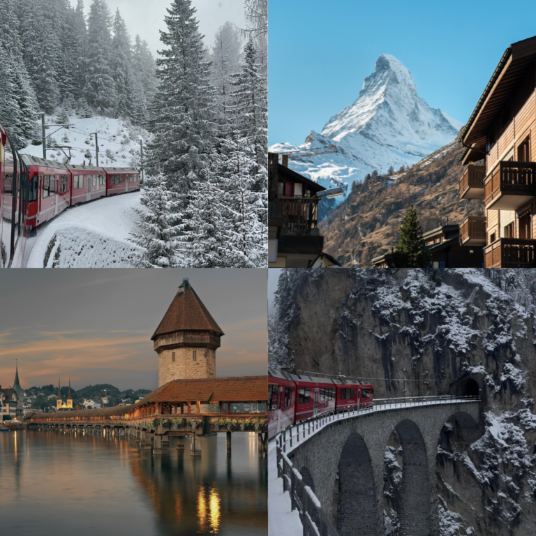 SUIZA EN TREN PANORÁMICO