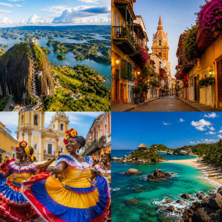 COLOMBIA, ENTRE CAFETALES Y CARIBE