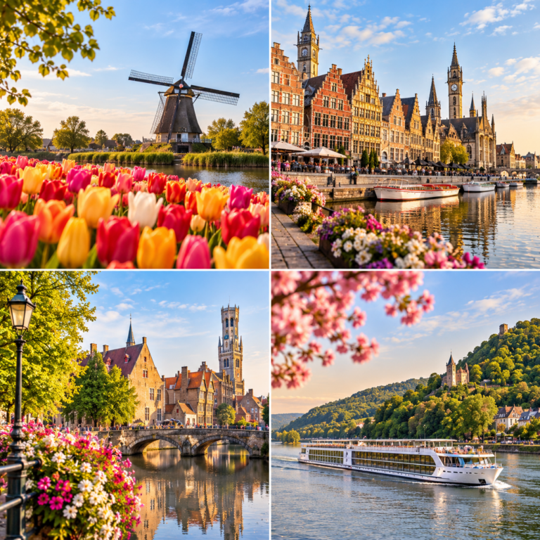 CRUCERO POR EL RIN EN PRIMAVERA (Países bajos y Bélgica)